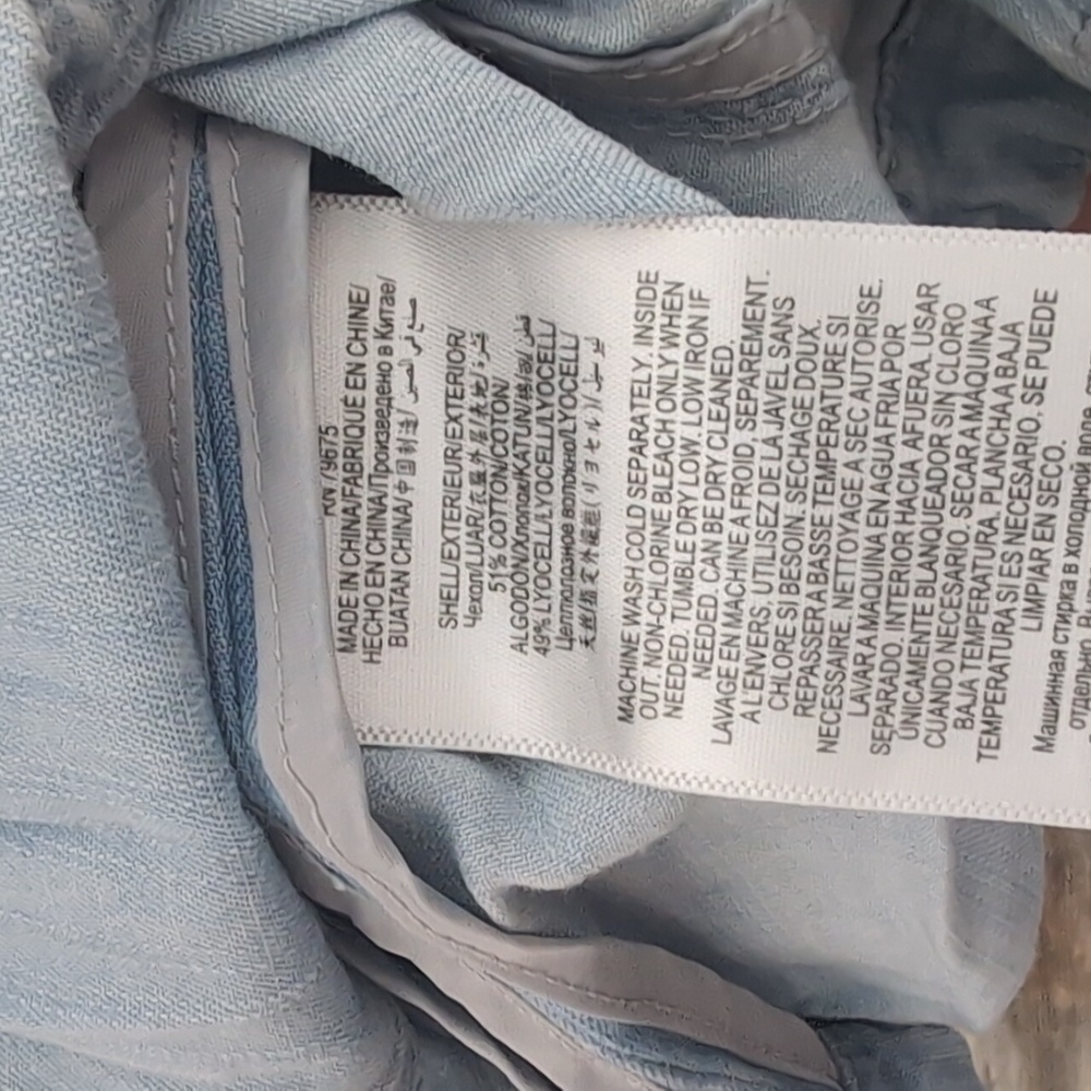 Bcbgeneration Chambray Hooded Jacket - image 4